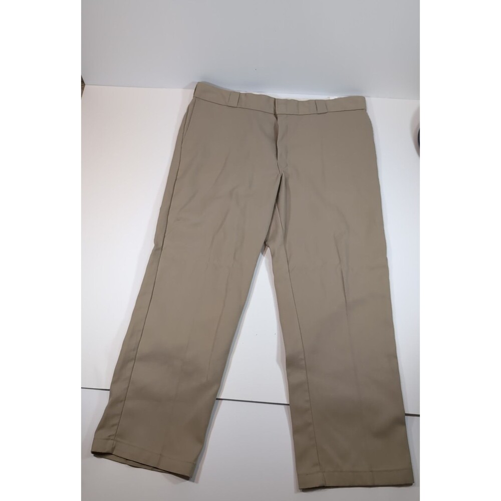 DICKIES 874 Tan Pants Men 42x30 Y2k Streetwear Sk8 Skate School Twill Chino 42